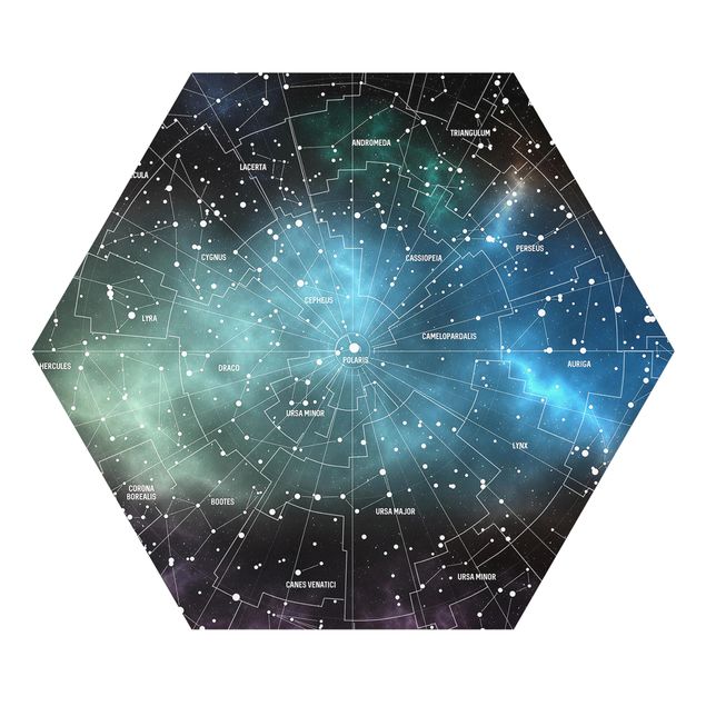 Hexagon Bild Forex - Sternbilder Karte Galaxienebel