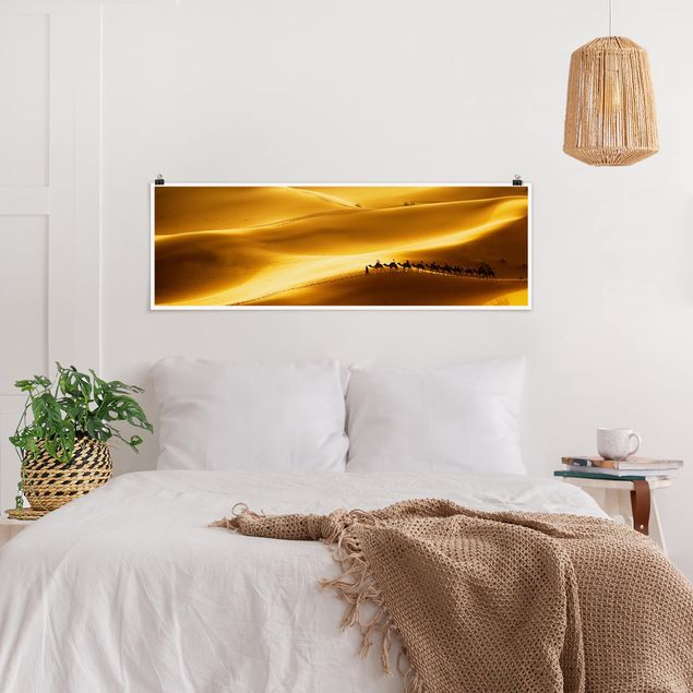 Poster Natur Golden Dunes