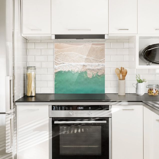 Küchenrückwand Glas Motiv Wald Das Meer