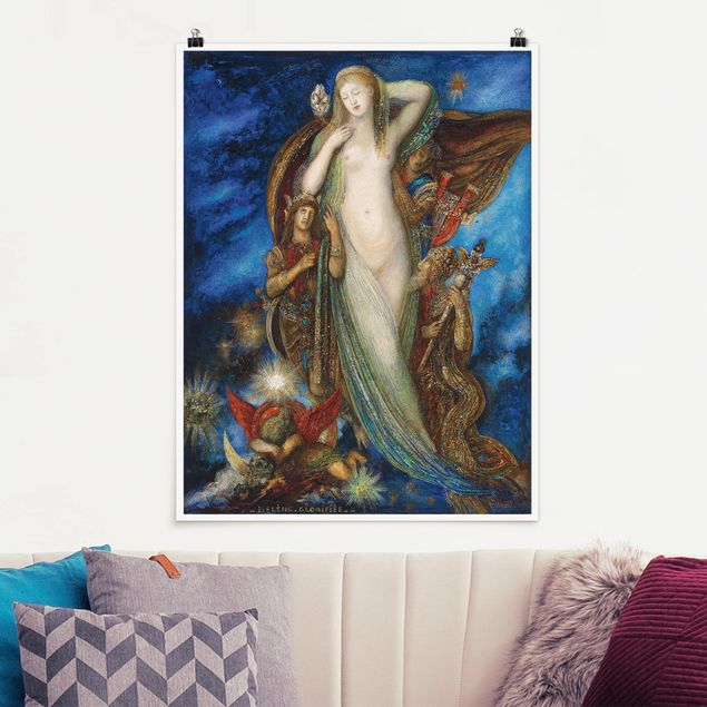 Kunstkopie Poster Gustave Moreau - Verherrlichung Helenas