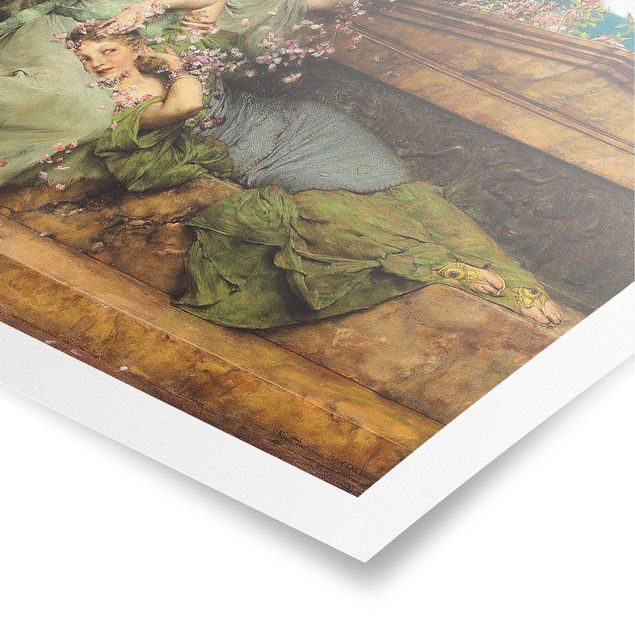 Poster bestellen Sir Lawrence Alma-Tadema - Im Rosengarten