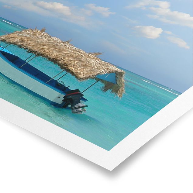 Poster - Tropischer Strand - Hochformat 3:4