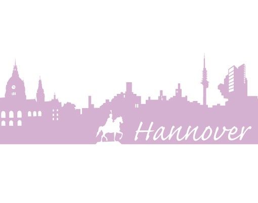 Stadt Hannover - Wandtattoo Skyline - No.FB29 Hannover Skyline I