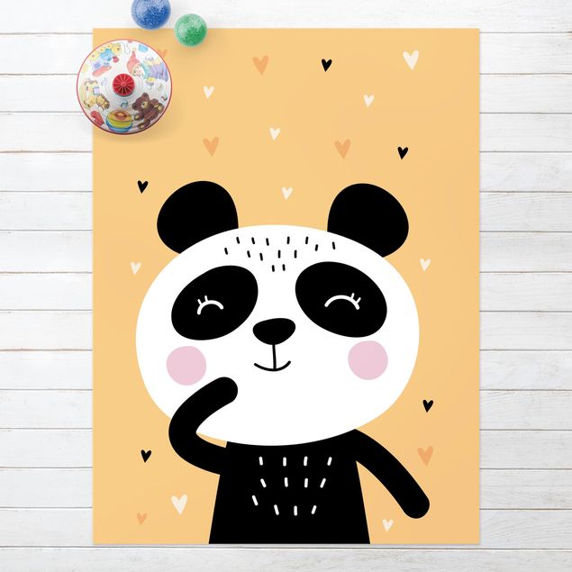 Aussen Teppich Der glückliche Panda
