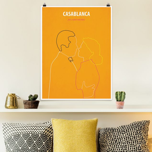 Poster Illustration Filmposter Casablanca