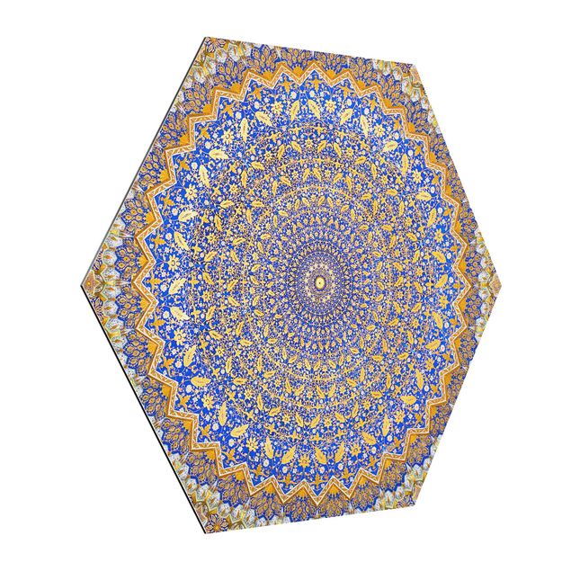 Hexagon Bild Alu-Dibond - Dome of the Mosque