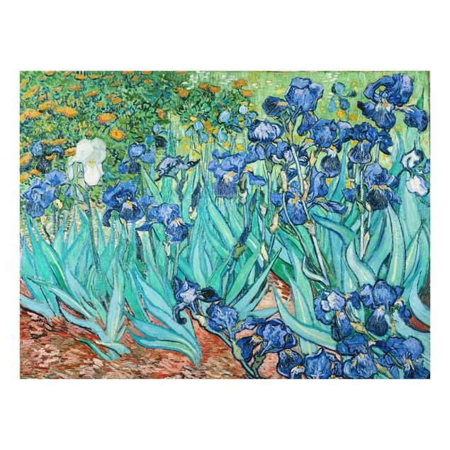 Glas Spritzschutz - Vincent van Gogh - Iris - Querformat - 4:3