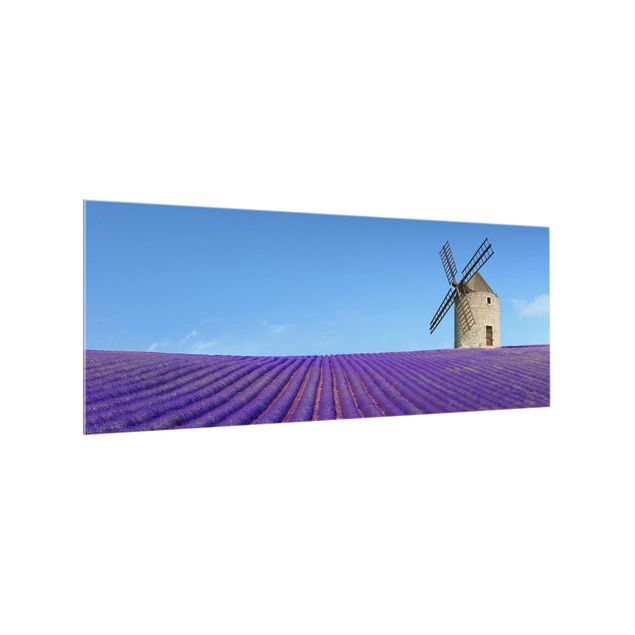Küchenspritzschutz Lavendelduft in der Provence