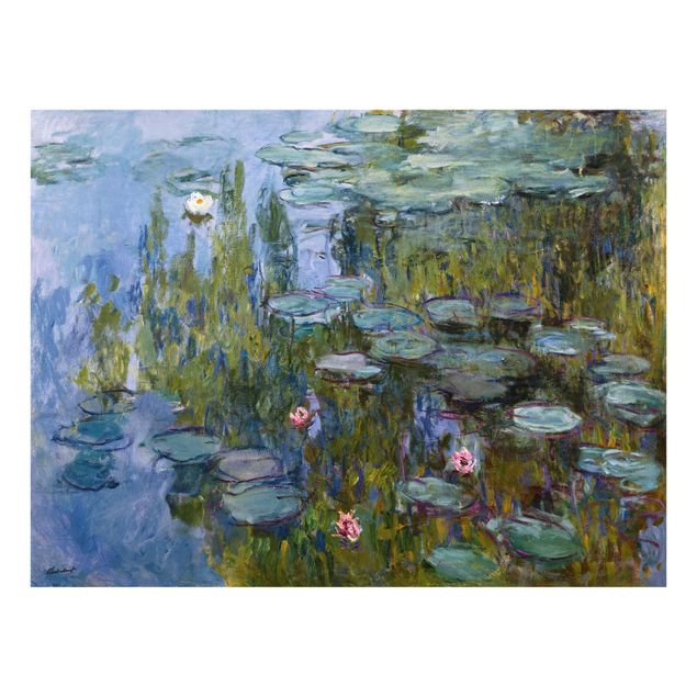Küchenrückwand Glas Wald Claude Monet - Seerosen (Nympheas)
