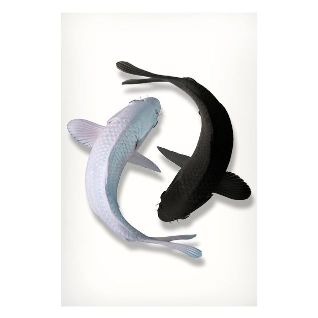 Magnettafel Tiere Fische Ying & Yang