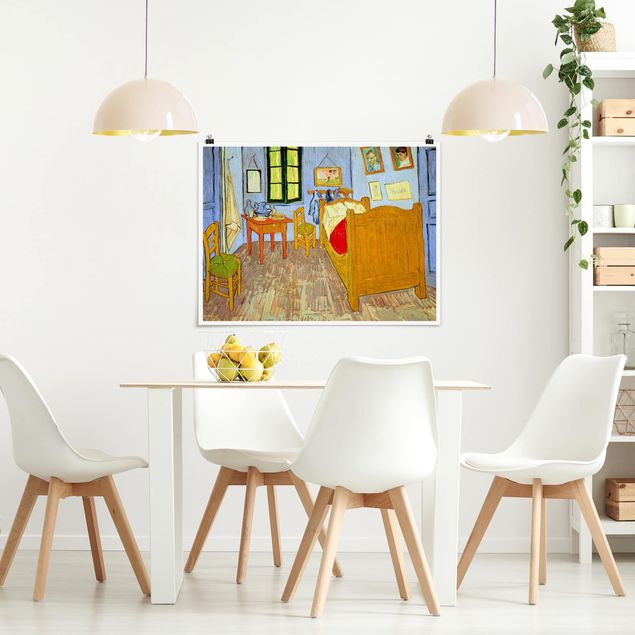 Post Impressionismus Bilder Vincent van Gogh - Schlafzimmer in Arles