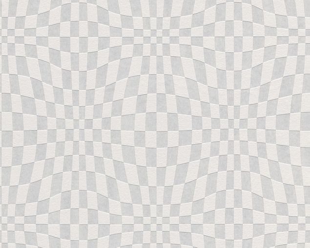 Geometrische Muster Tapete A.S. Création Meistervlies 2020 in Weiß Überstreichbar - 247117