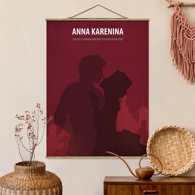 Wandbilder abstrakt Filmposter Anna Karenina