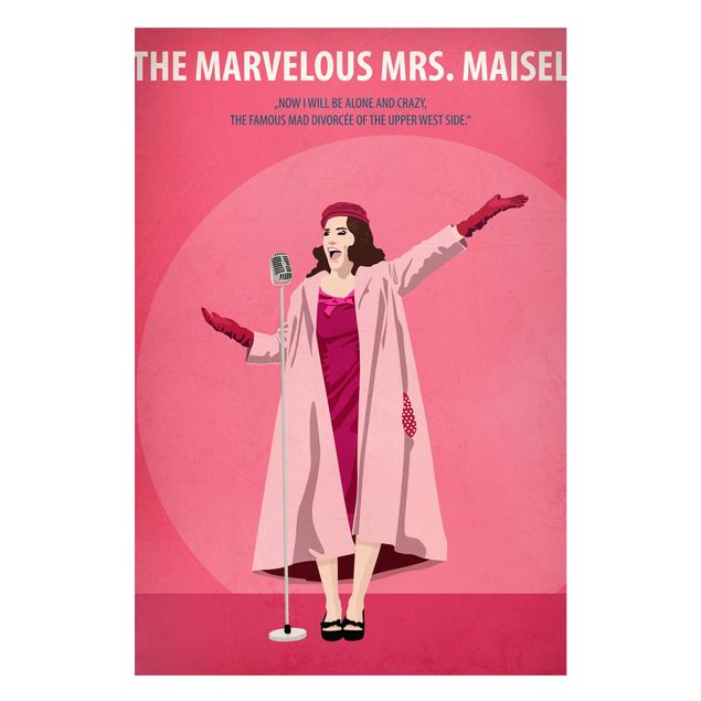 Schöne Wandbilder Filmposter The marvelous Mrs Maisel
