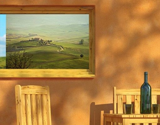 Fensterbilder Landschaft Chianti Toskana