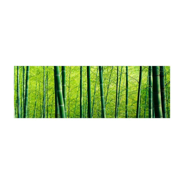 3D Teppich Bambuswald
