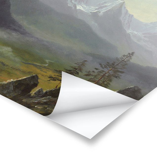 Kunstkopie Albert Bierstadt - Mont Blanc
