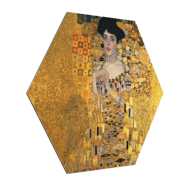 Alu Dibond Druck Gustav Klimt - Adele Bloch-Bauer I