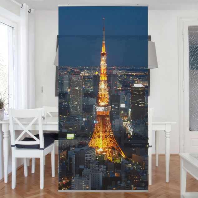 Raumteiler Vorhang Tokyo Tower