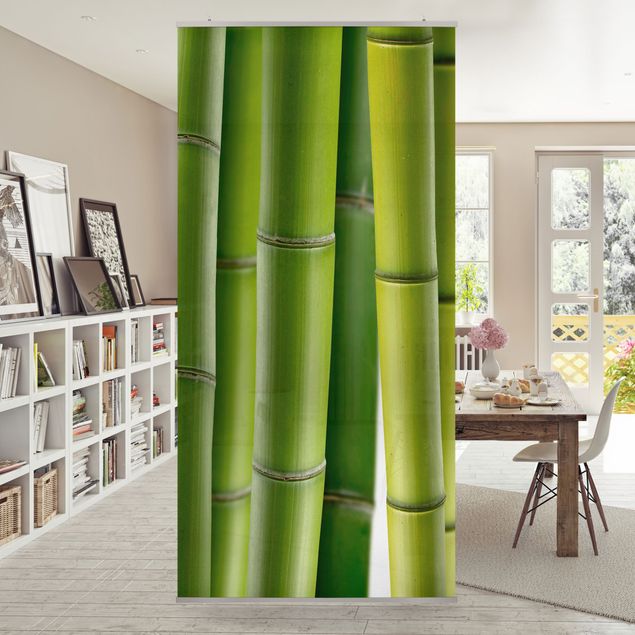 Raumteiler Vorhang Bambuspflanzen