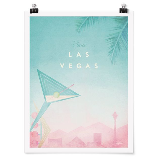 Poster Städte Reiseposter - Viva Las Vegas