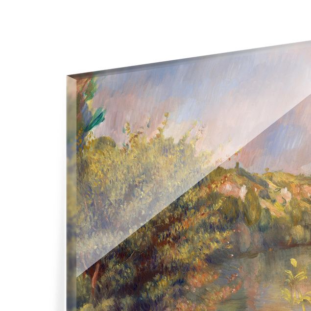 Wandbilder Kunstdruck Auguste Renoir - Landschaft mit See