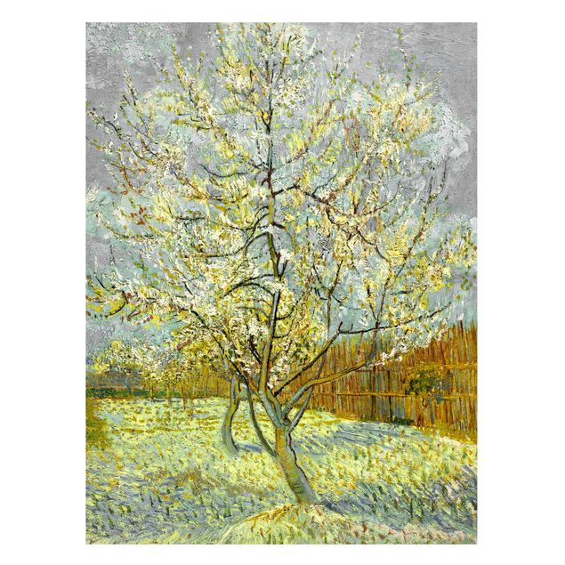 Kunstdruck Pointillismus Vincent van Gogh - Pfirsichbaum rosa
