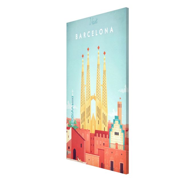 Bilder für die Wand Reiseposter - Barcelona