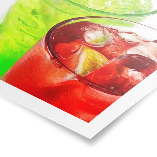 Poster - Fresh Cocktails - Quadrat 1:1