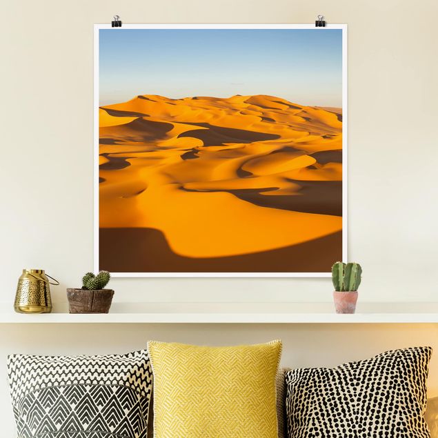 Poster - Murzuq Desert In Libya - Quadrat 1:1