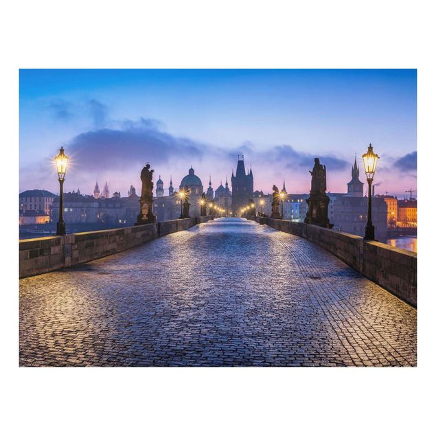Alu Dibond Bilder Karlsbrücke in Prag