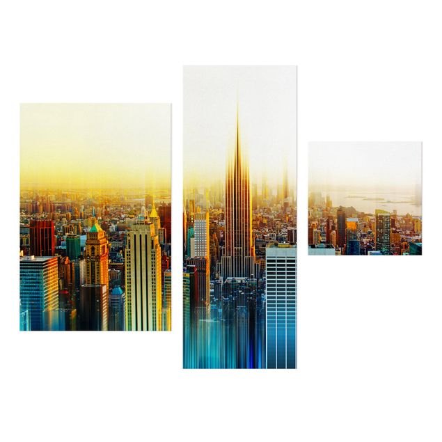 Leinwandbilder Skyline Manhattan Abstrakt