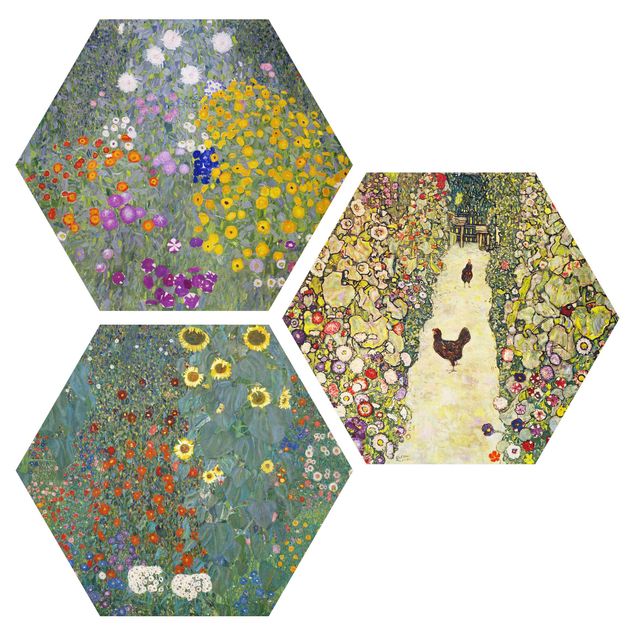 Schöne Wandbilder Gustav Klimt - Im Garten