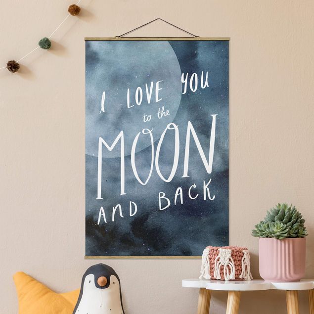 Wandbilder Himmlische Liebe - Mond