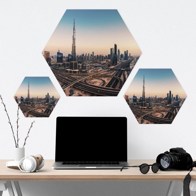 Hexagon Bild Forex - Abendstimmung in Dubai