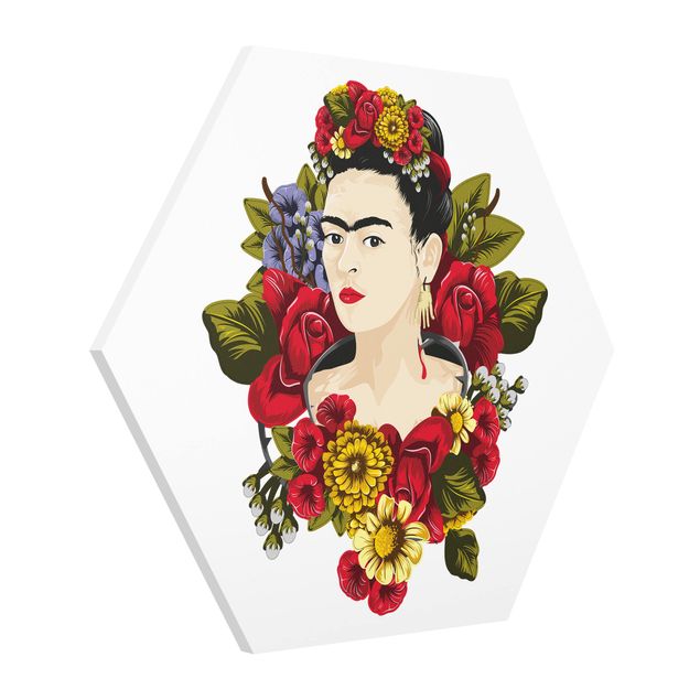 Bilder für die Wand Frida Kahlo - Rosen