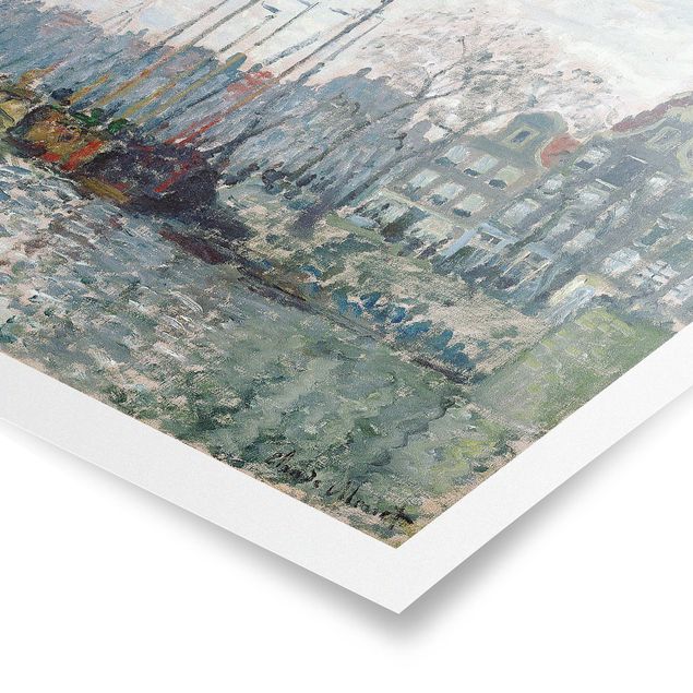 Schöne Wandbilder Claude Monet - Kromme Waal Amsterdam