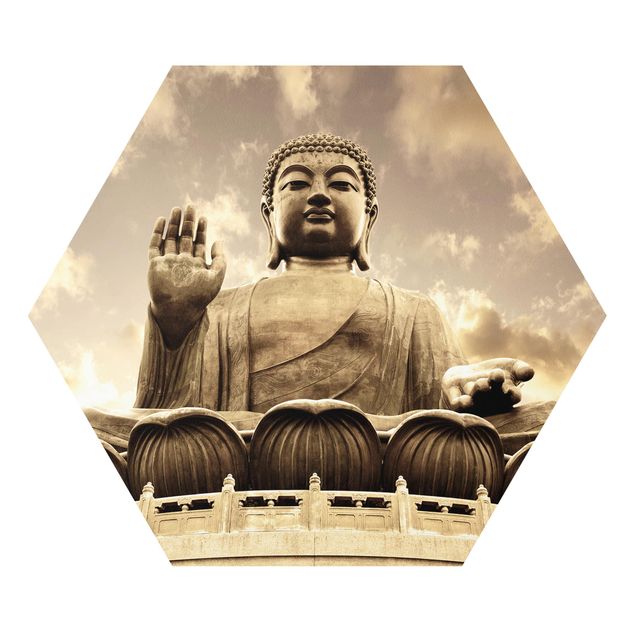 Hexagon Bild Forex - Großer Buddha Sepia