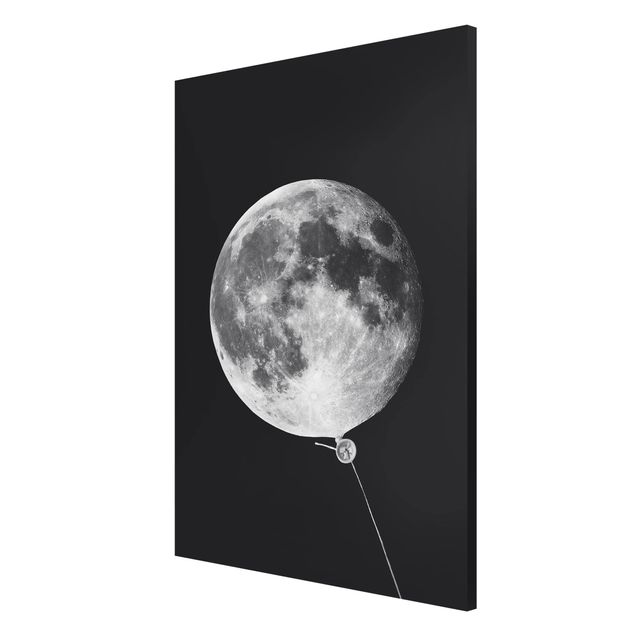 Magnettafel Luftballon mit Mond