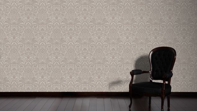 Tapeten modern Architects Paper Luxury wallpaper in Braun Metallic - 305452