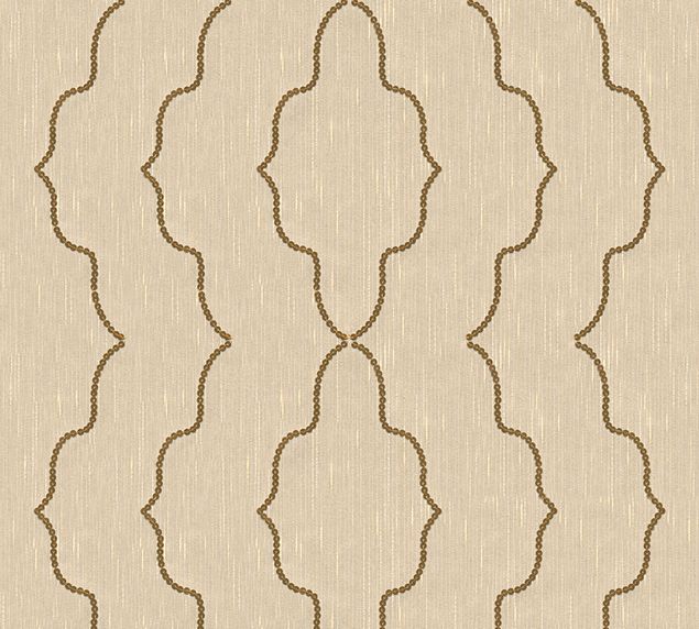 Tapete Architects Paper Wall Fashion in Creme Metallic - 306151