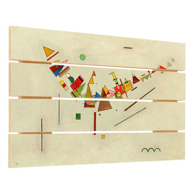Holzbilder Wassily Kandinsky - Winkelschwung