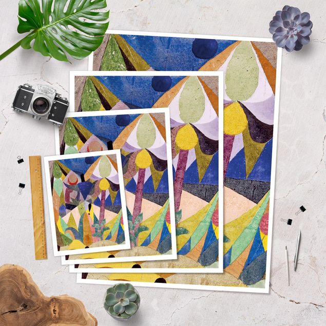 Wandbilder Paul Klee - Mildtropische Landschaft