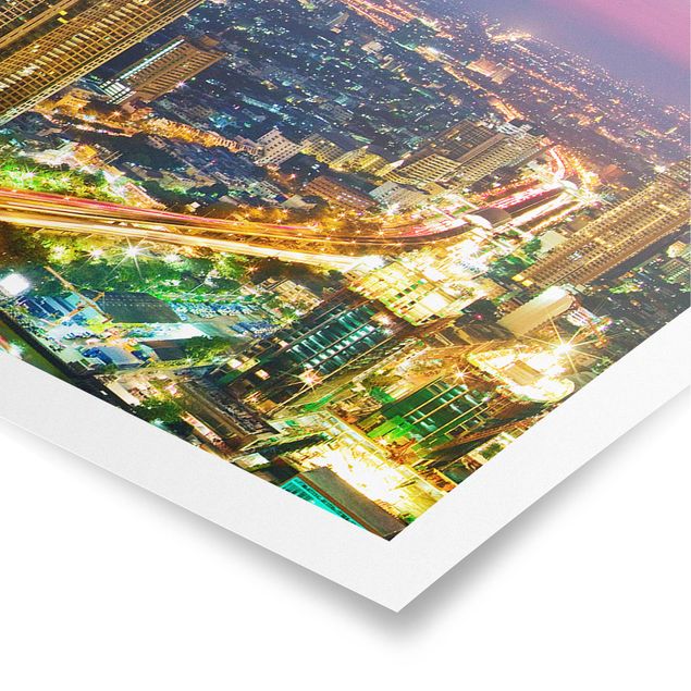 Poster - Bangkok Skyline - Panorama Querformat