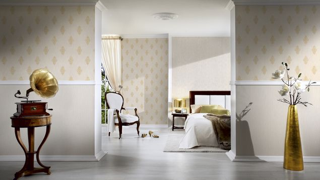 Fototapete modern Architects Paper Luxury wallpaper in Beige Metallic - 319462