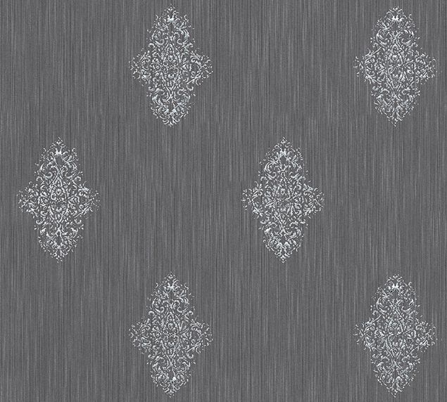 Tapete Architects Paper Luxury wallpaper in Grau Metallic - 319464