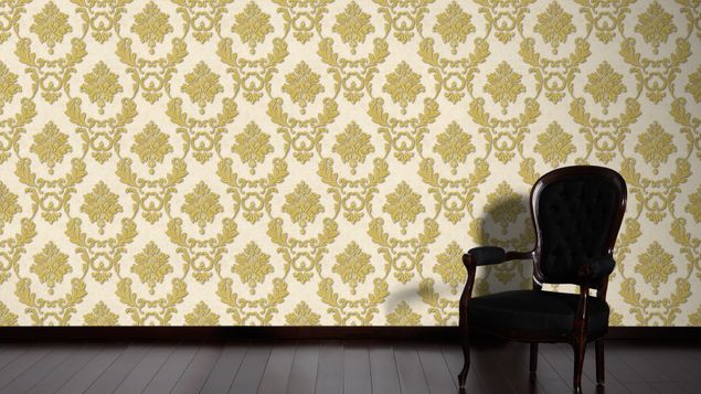 Mustertapete Architects Paper Luxury wallpaper in Creme Metallic - 324223