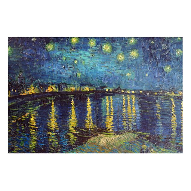 Bilder Impressionismus Vincent van Gogh - Sternennacht über der Rhône