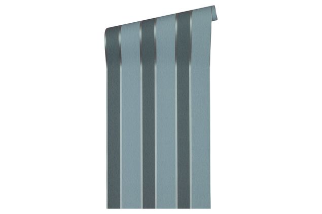 Tapeten Muster Architects Paper Alpha in Blau Metallic - 333293