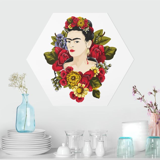 Wandbilder Tiere Frida Kahlo - Rosen